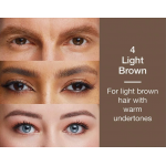  
HB Bomb Brow : #4 Light Brown
